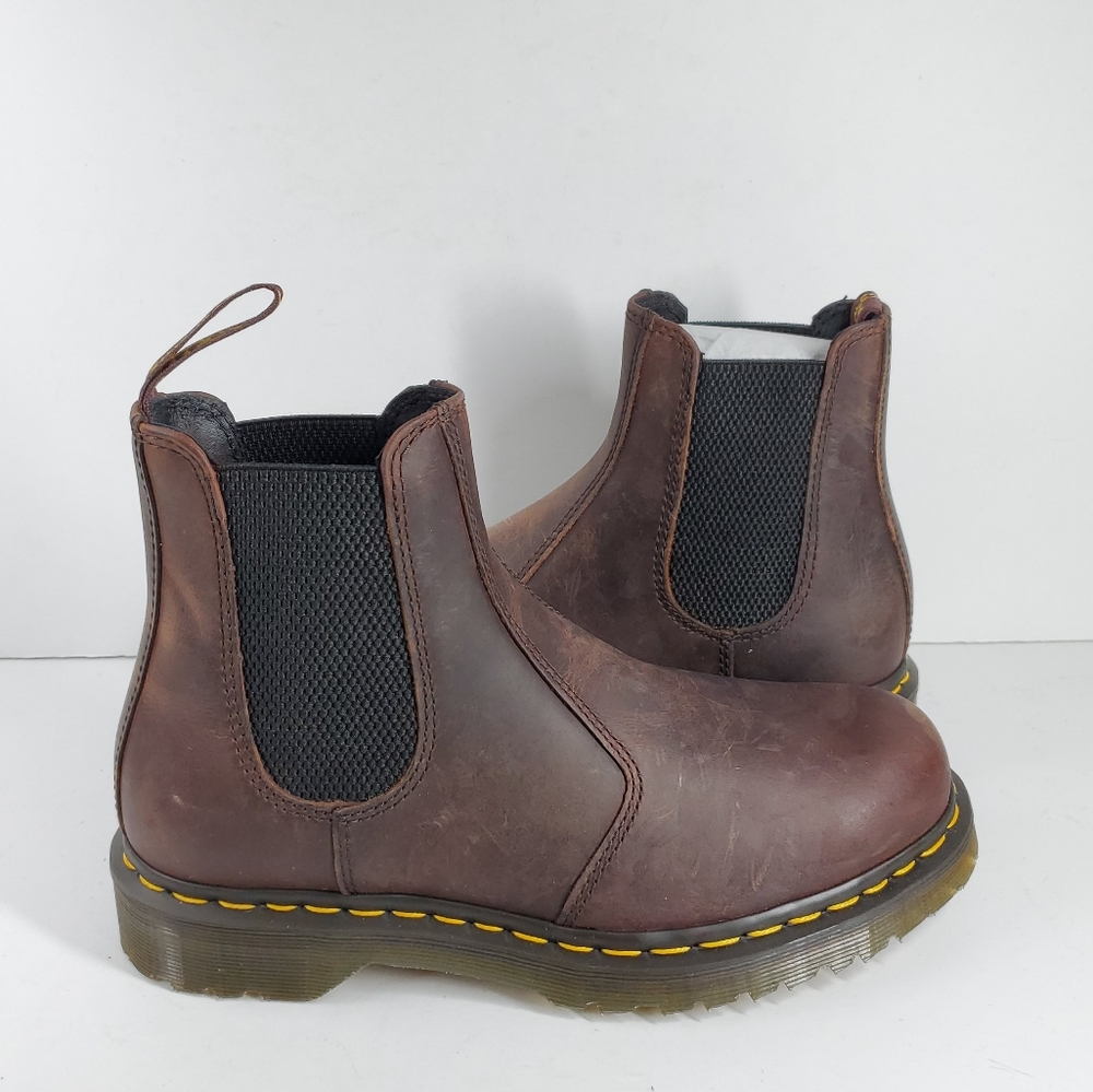 Dr. Martens Brown Ankle Boots